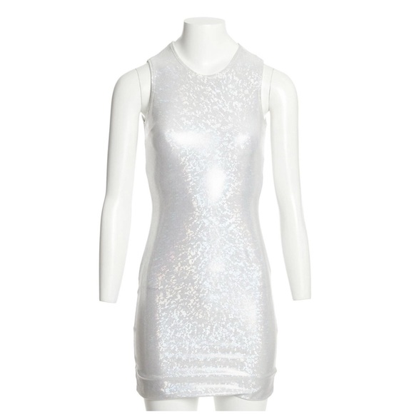 Saks Potts — Vision dress — silver shimmer - Picture 1 of 10